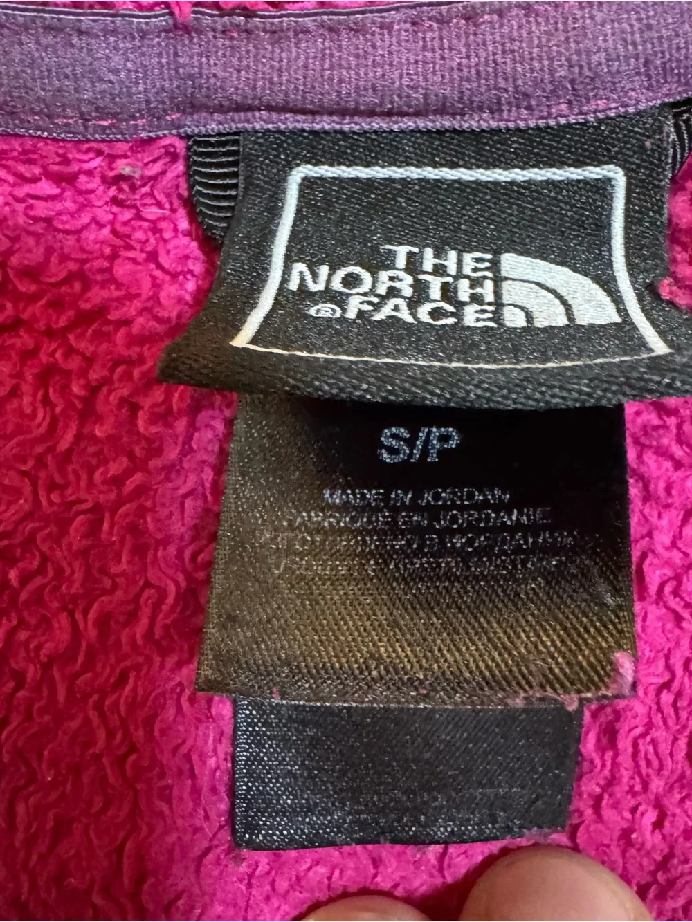 The North Face Girls' Plush Full-Zip Jacket - Berry